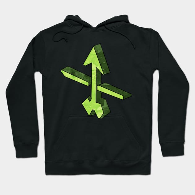 Hades Symbol - Artemis Hoodie by CieloMarie